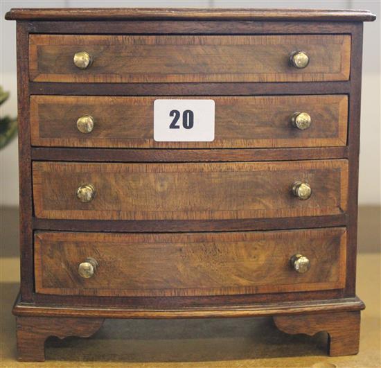 Miniature chest of drawers